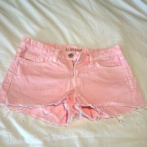 J Brand Women's Pink Denim Shorts Sz 26